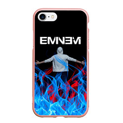 Чехол iPhone 7/8 матовый EMINEM, цвет: 3D-светло-розовый