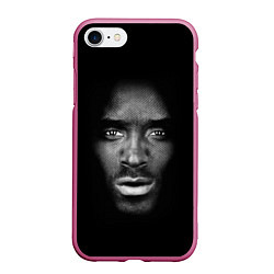 Чехол iPhone 7/8 матовый KOBE BRYANT, цвет: 3D-малиновый