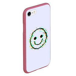 Чехол iPhone 7/8 матовый Smile, цвет: 3D-малиновый — фото 2