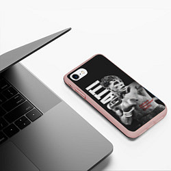 Чехол iPhone 7/8 матовый Gatti, цвет: 3D-светло-розовый — фото 2