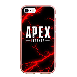 Чехол iPhone 7/8 матовый APEX LEGENDS, цвет: 3D-светло-розовый