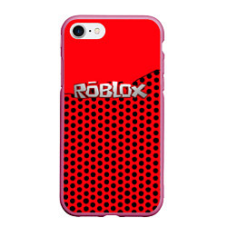 Чехол iPhone 7/8 матовый Roblox Red, цвет: 3D-малиновый