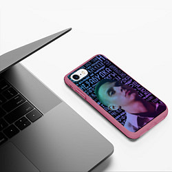 Чехол iPhone 7/8 матовый Тима Белорусских, цвет: 3D-малиновый — фото 2