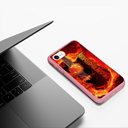 Чехол iPhone 7/8 матовый Iron Maiden, цвет: 3D-баблгам — фото 2