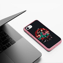 Чехол iPhone 7/8 матовый KIMETSU NO YAIBA, цвет: 3D-баблгам — фото 2