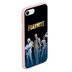 Чехол iPhone 7/8 матовый FORTNITE 2 СЕЗОН ГЛАВА 2, цвет: 3D-светло-розовый — фото 2