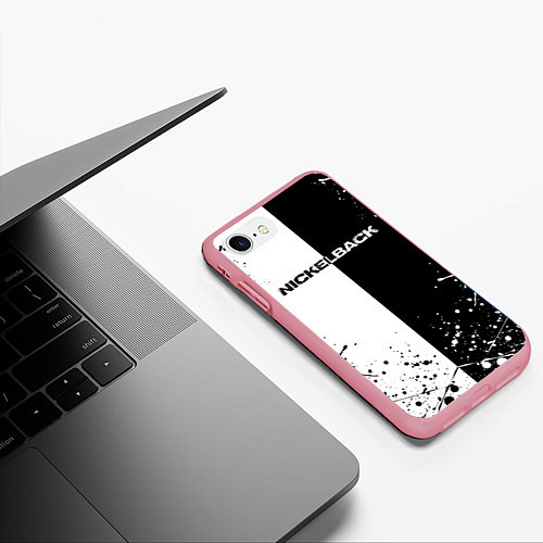 Чехол iPhone 7/8 матовый Nickelback / 3D-Баблгам – фото 3