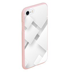 Чехол iPhone 7/8 матовый Геометрическая Абстракция, цвет: 3D-светло-розовый — фото 2