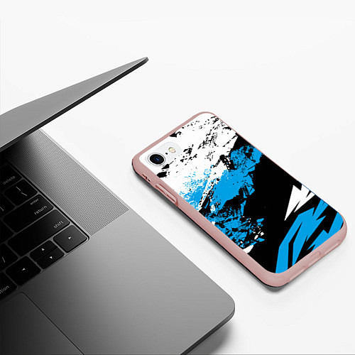 Чехол iPhone 7/8 матовый Bona Fide / 3D-Светло-розовый – фото 3