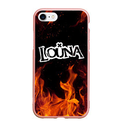 Чехол iPhone 7/8 матовый Louna, цвет: 3D-светло-розовый
