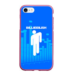 Чехол iPhone 7/8 матовый BILLIE ELLISH, цвет: 3D-малиновый