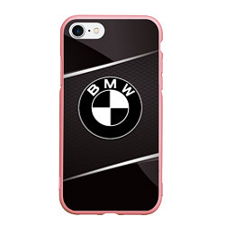 Чехол iPhone 7/8 матовый BMW, цвет: 3D-баблгам