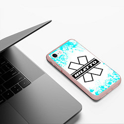 Чехол iPhone 7/8 матовый NILETTO, цвет: 3D-светло-розовый — фото 2