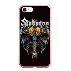 Чехол iPhone 7/8 матовый SABATON, цвет: 3D-баблгам