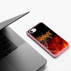 Чехол iPhone 7/8 матовый SLIPKNOT, цвет: 3D-баблгам — фото 2