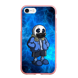 Чехол iPhone 7/8 матовый Undertale, цвет: 3D-баблгам