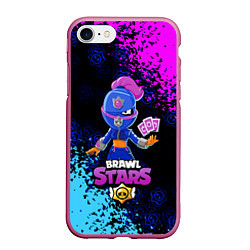 Чехол iPhone 7/8 матовый BRAWL STARS TARA, цвет: 3D-малиновый