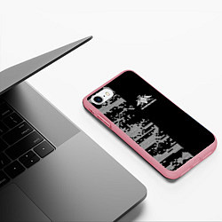 Чехол iPhone 7/8 матовый Пограничные Войска, цвет: 3D-баблгам — фото 2