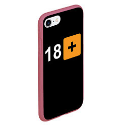 Чехол iPhone 7/8 матовый 18, цвет: 3D-малиновый — фото 2