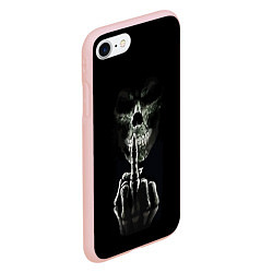 Чехол iPhone 7/8 матовый Finger, цвет: 3D-светло-розовый — фото 2