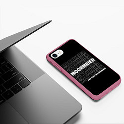 Чехол iPhone 7/8 матовый PAYTON MOORMEIER - ТИКТОК, цвет: 3D-малиновый — фото 2