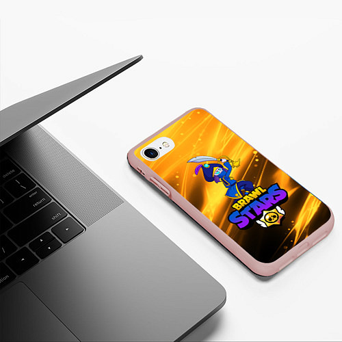 Чехол iPhone 7/8 матовый ROGUE MORTIS / 3D-Светло-розовый – фото 3