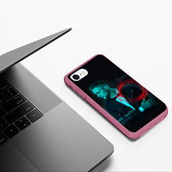 Чехол iPhone 7/8 матовый Егор Крид Mr Smith, цвет: 3D-малиновый — фото 2