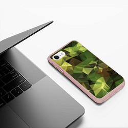 Чехол iPhone 7/8 матовый МИЛИТАРИ, цвет: 3D-светло-розовый — фото 2