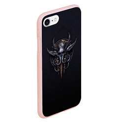 Чехол iPhone 7/8 матовый Baldurs gate, цвет: 3D-светло-розовый — фото 2