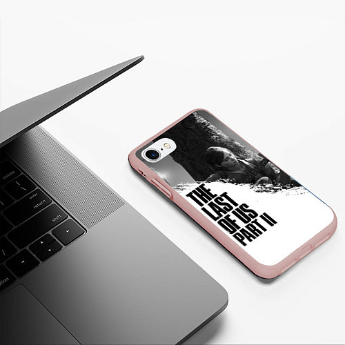 Чехол iPhone 7/8 матовый ZOOBA BRUCE / 3D-Светло-розовый – фото 3