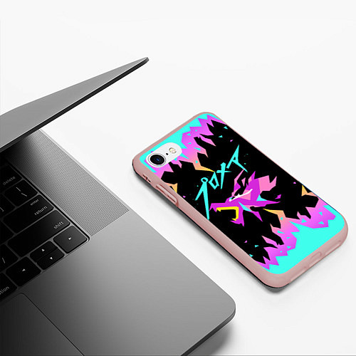 Чехол iPhone 7/8 матовый PROMARE / 3D-Светло-розовый – фото 3