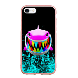 Чехол iPhone 7/8 матовый 6IX9INE, цвет: 3D-светло-розовый
