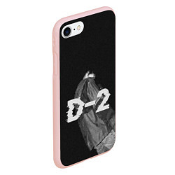 Чехол iPhone 7/8 матовый Agust D D-2 by BTS, цвет: 3D-светло-розовый — фото 2