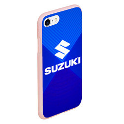 Чехол iPhone 7/8 матовый SUZUKI, цвет: 3D-светло-розовый — фото 2