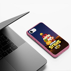Чехол iPhone 7/8 матовый GALE MERCHANT, цвет: 3D-малиновый — фото 2