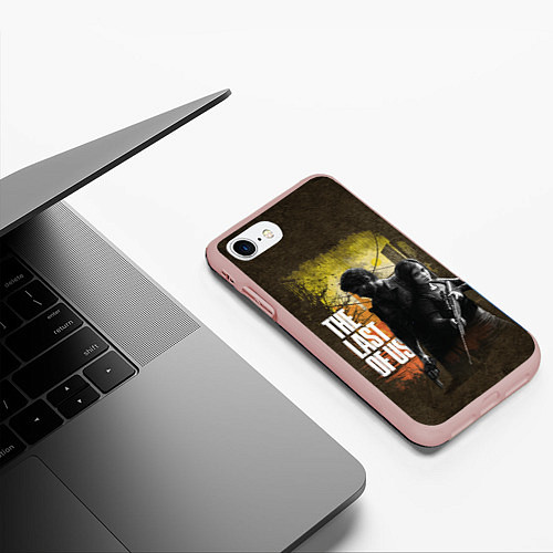 Чехол iPhone 7/8 матовый The last of us / 3D-Светло-розовый – фото 3