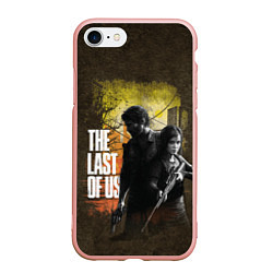 Чехол iPhone 7/8 матовый The last of us, цвет: 3D-светло-розовый