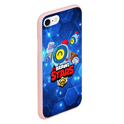 Чехол iPhone 7/8 матовый BRAWL STARS NANI НАНИ, цвет: 3D-светло-розовый — фото 2