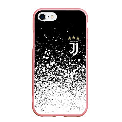 Чехол iPhone 7/8 матовый JUVENTUS, цвет: 3D-баблгам