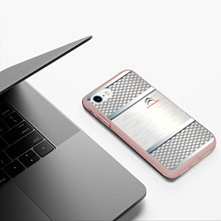Чехол iPhone 7/8 матовый CITROEN, цвет: 3D-светло-розовый — фото 2