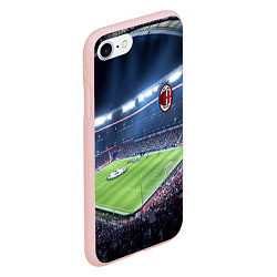 Чехол iPhone 7/8 матовый FC MILAN, цвет: 3D-светло-розовый — фото 2