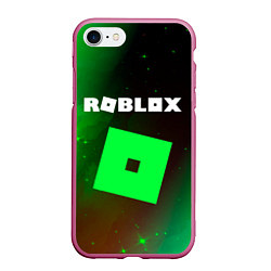 Чехол iPhone 7/8 матовый ROBLOX РОБЛОКС, цвет: 3D-малиновый