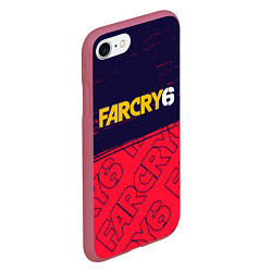 Чехол iPhone 7/8 матовый FAR CRY 6 ФАР КРАЙ 6, цвет: 3D-малиновый — фото 2