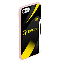 Чехол iPhone 7/8 матовый BORUSSIA DORTMUND, цвет: 3D-светло-розовый — фото 2