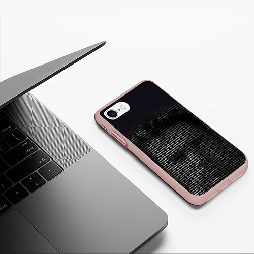 Чехол iPhone 7/8 матовый As We Can Billy grey / 3D-Светло-розовый – фото 3