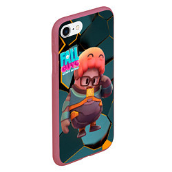 Чехол iPhone 7/8 матовый Fall Guys Gordon Freeman, цвет: 3D-малиновый — фото 2