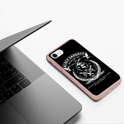 Чехол iPhone 7/8 матовый The End World Tour, цвет: 3D-светло-розовый — фото 2