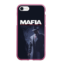 Чехол iPhone 7/8 матовый Mafia, цвет: 3D-малиновый