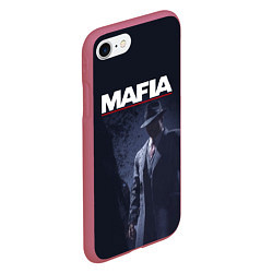 Чехол iPhone 7/8 матовый Mafia, цвет: 3D-малиновый — фото 2