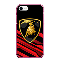 Чехол iPhone 7/8 матовый Lamborghini